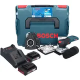 Bosch GSS 18V-13 Akku Schwingschleifer 18 V + 2x Akku 2,0 Ah + Ladegerät + L-BOXX