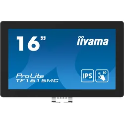 iiyama Dis 16 IIyama PL TF1615MC-B1 TOUCH (1920 x 1080 Pixel, 15.60"), Monitor, Schwarz