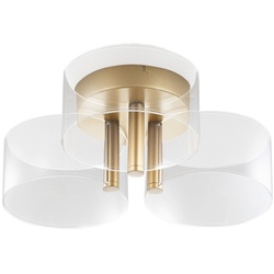 Nova Luce 9756711 Gatlin LED Deckenleuchte Messing Gold