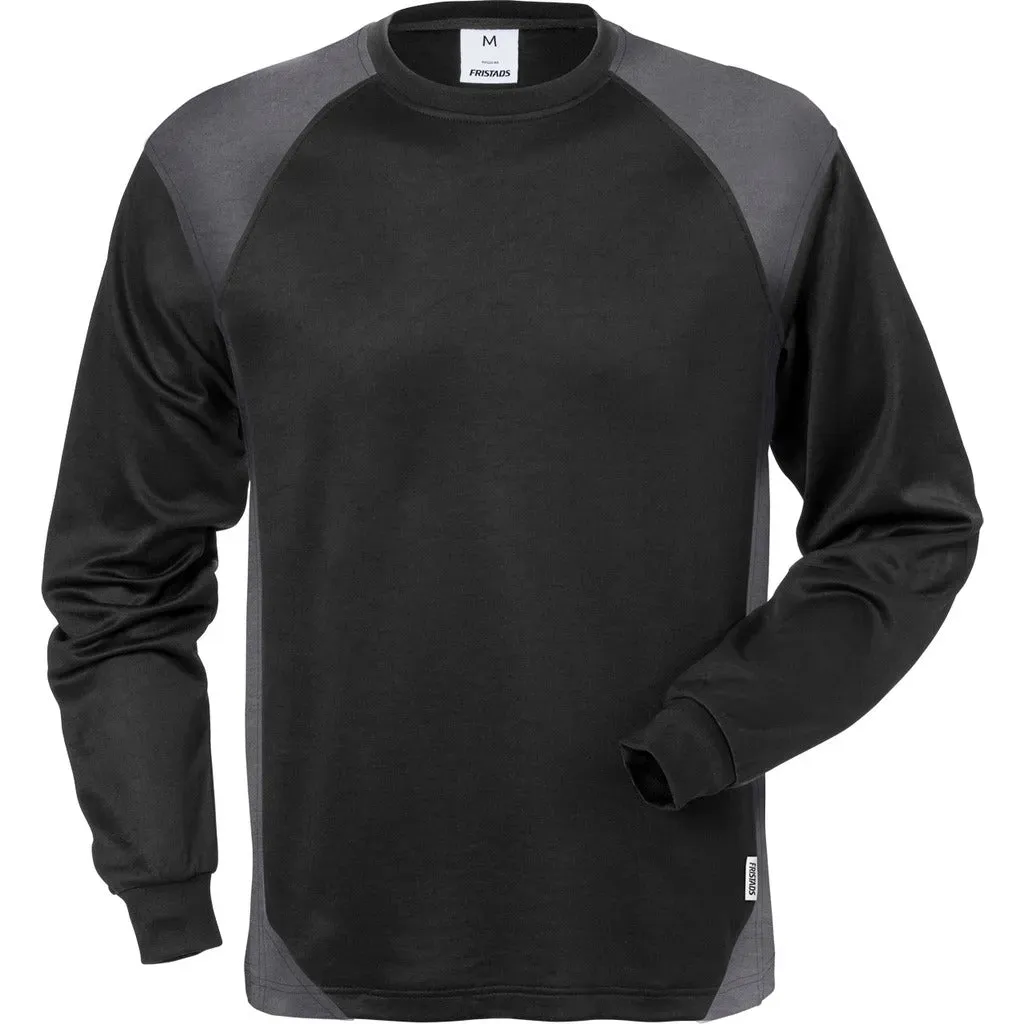 Langarm-T-Shirt 7071 THV -  Schwarz/Grau / S