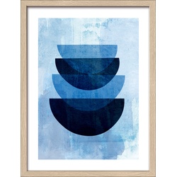 Gerahmtes Bild ONLY BLUE III