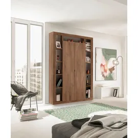Home Affaire Mehrzweckschrank Rimini 134 x 217 x 42 cm Braun