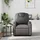 vidaXL Relaxsessel Grau Kunstleder 50 x 97 x 50 cm Grau mit Liegeposition