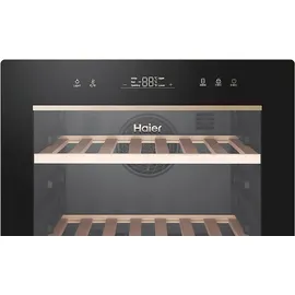 Haier HWS79GDG 50 SERIE 5 Weinklimaschrank (190 l EEK G, Glas Schwarz)