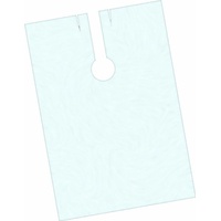 FRIPAC-MEDIS Einmal-Frisierumhänge zum Binden, Beutel mit 100 Stück, 140 x 100 cm, glatt, transparent