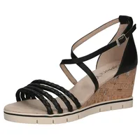 CAPRICE Damen Sandalen G-Weite 9-28312-42 022 Black Nappa L... 40