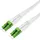 Roline LWL-Kabel Duplex, 9/125μm OS2, LC-APC/LC-APC, stahlarmiert, LSOH, weiß, 5 m