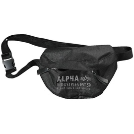 Alpha Industries Cargo Oxford Waist Bag stylische Umhängetasche für Herren Black