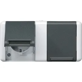Jung SCHUKO-Steckdose 2-fach 16A 250V 8220-1 W