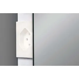 Schneider ARANGA LED-Lichtspiegel, mit Spiegelheizung und Steckdose, 715x48x700mm, Lichtbänder oben, weiß, 160.671.01.00, Ausführung: Korpus weiß/4000K