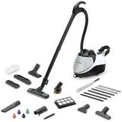 Kärcher SV 7, Zylinder-Dampfreiniger, 0,5 l, Schwarz, Grau, Weiß, Tasten, Fixed,