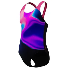 Speedo Splashback Badeanzug Braun/Pink 164