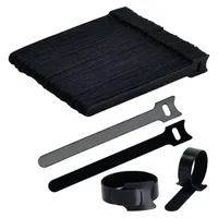 TRU Components T24CA057 Klettkabelbinder zum Bündeln Haft- und Flauschteil