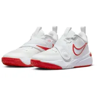 Nike Team Hustle D 11 Basketballschuhe Kinder 102 summit white/track red-white 38