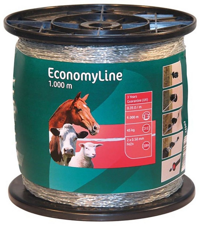 Kerbl Weidenzaun Kerbl Original Steuer-Litze, 1.000 m, 44503