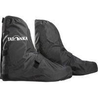Tatonka Regenüberschuhe Velo Gaiter L (Gr. 43-46) - Wasserdichte Fahrrad-Überschuhe mit Reflexstreifen und regulierbarer Beinweite - Größe L (Schuhgröße 43-46) - Damen und Herren - schwarz