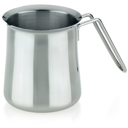 Milchkrug Herta Edelstahl 18/10 silber matt 9,5cm 8,0cmØ 0,35l