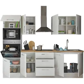 BASIC by Balculina Küchenzeile Turin 270 cm weiß