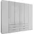 Wiemann Falttürenschrank Monaco 246,9 x 236 x 58 cm Weiß