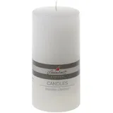 Steinhart Kerzen Raureif Stumpenkerze 150 x 78 mm weiß