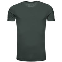 Kaipara - Merino Sportswear Rundhalsshirt Merino Shirt Herren Kurzarm Slimfit 200 (1-tlg) aus reiner Merinowolle Made in Germany grün M