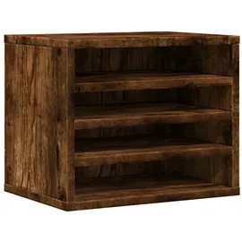vidaXL Schreibtisch-organizer Räuchereiche 36x26x29,5 Cm Holzwerkstoff Vidaxl