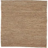 carpetfine »Nala Juteteppich Naturfaser«, rechteckig, 9 mm Höhe, wendbar, aus 100% Jute, in vielen Größen und Formen, quadratisch, rund beige 200x200 cm | Moderner Teppich für Wohn- Schlafzimmer