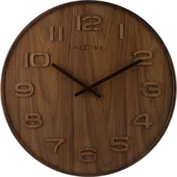 Nextime Wanduhr Wood Wood Big 3095BR