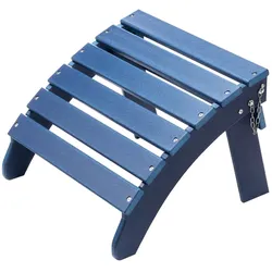 VEVOR Fußstütze für Adirondack-Stühle, 475x480x350 mm, klappbarer Adirondack-Ottomane aus HDPE-Kunststoff, Gartenstuhl, weit verbreitet für Außenbereich, Veranda, Pool, Rasen, Hinterhof, blau