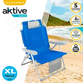 Aktive Strandrucksackstuhl Xxl Blau