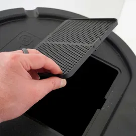 Yerd Regenfass 170 l Schwarz
