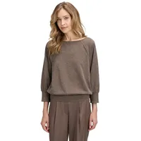 Betty Barclay Oversize-Shirt im Glitzer-Look Braun | 40