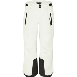 Skihose mit Reißverschlüsse an den Beinabschlüssen WEISS 128-140cm 8-10J