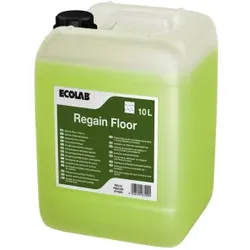 ECOLAB Regain Floor Fußbodenreiniger, Zur Entfernung von organischen Verschmutzung durch intensive Reinigungskraft, 10 l - Kanister