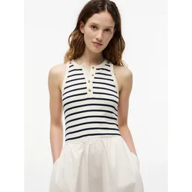 Tommy Hilfiger A-Linien-Kleid Gestreift Schwarz/Navy L