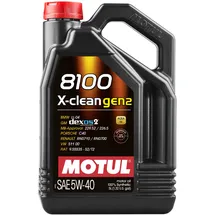 Motul 8100 X-Clean GEN2 109762 5W-40 5 l