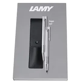 Lamy Schreibset logo brushed schwarz