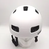 Uvex city 4 - leichter City-Helm für Damen und Herren - inkl. LED-Licht - individuelle Größenanpassung - white skyfall matt 55-58