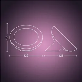Philips Hue White & Color Ambiance Bloom weiß