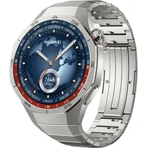 Huawei Watch GT 5 Pro 46 mm Titansilber Titan-Armband