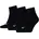 Socken Quarter Plain 3P 3 Paare Schwarz 43-46