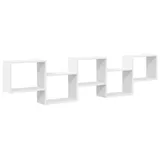 vidaXL 859995 Regal, Holz Weiß Holzwerkstoff,