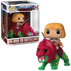 POP Rides - MOTU - He-Man on Battle Cat FLOCKED