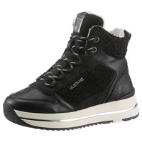 Mustang Shoes Winterboots, mit Besatz in Kroko-Optik Mustang Shoes schwarz