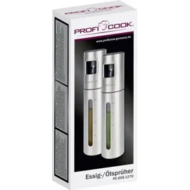 Proficook Ölsprüher 2er Set 100 ml Edelstahl