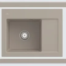 Villeroy & Boch Subway 45 Compact links almond + Handbetätigung