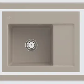 Villeroy & Boch Subway 45 Compact links almond + Handbetätigung