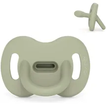 Suavinex Suavinex, Schnuller aus Silikon, für Babys 0-6 Monate, Schnuller mit physiologischem Sauger Sx Pro, Symmetrisch, Superweich und Flexibel, Einschlafschnuller, Colour Essence, Grün