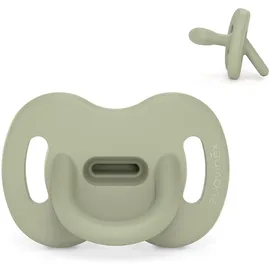Suavinex Suavinex, Schnuller aus Silikon, für Babys 0-6 Monate, Schnuller mit physiologischem Sauger Sx Pro, Symmetrisch, Superweich und Flexibel, Einschlafschnuller, Colour Essence, Grün