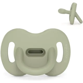 Suavinex Suavinex, Schnuller aus Silikon, für Babys 0-6 Monate, Schnuller mit physiologischem Sauger Sx Pro, Symmetrisch, Superweich und Flexibel, Einschlafschnuller, Colour Essence, Grün
